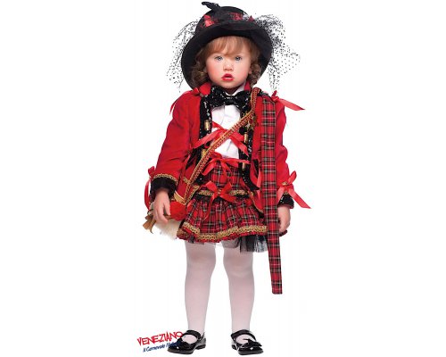 Costume di carnevale SCOZZESE NEONATA